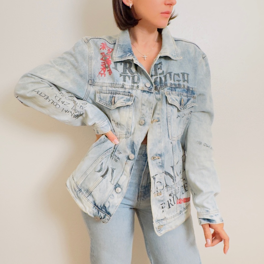 Zara Light Blue Denim Jacket